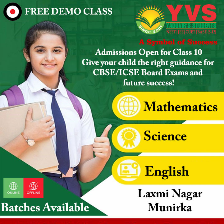 10th Class Coaching in Laxmi Nagar Delhi